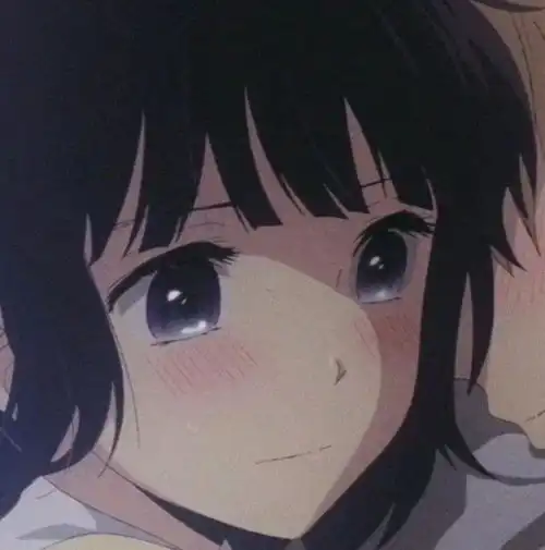 动漫眼睛头像伤感情侣