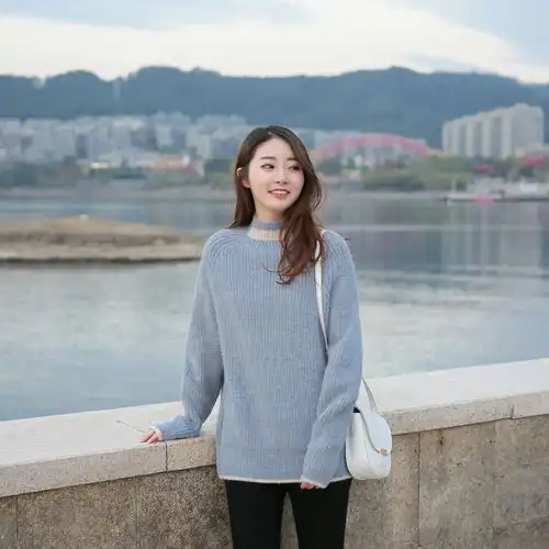 清新柔美的淑女范毛衣,时尚好看且不挑人穿哦