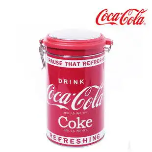 可口可乐创意经典logo系列圆扣收纳罐堆糖,美好生活研究所