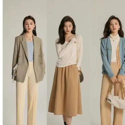 气质女人穿衣不会花枝招展最爱低饱和度穿搭,高级吸睛