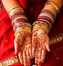 惊艳印度女人的美丽手绘