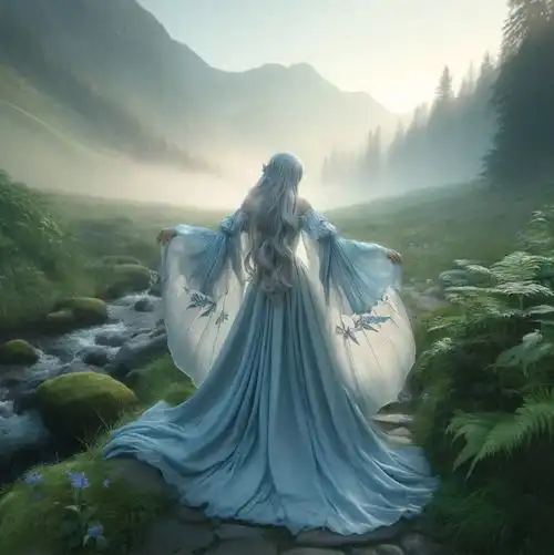 ai绘画用ai生成的提示词绘制仙女图,竟然捕捉到了仙女的精髓
