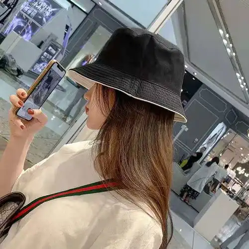 双面戴渔夫帽纯色网红款男女夏季防嗮韩版时尚百搭学生潮流情侣帽
