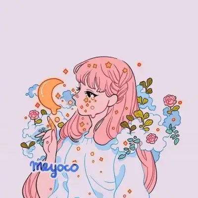 沐糖梦幻缤纷少女创意插画画卡通动漫头像我要个性网