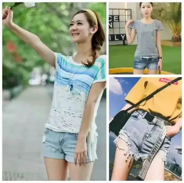 牛仔短裤最流行的搭配,让你做夏日最in美少女