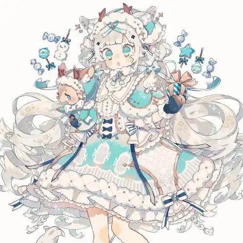 微信头像可可爱爱日系圆圆脸动漫女生头像