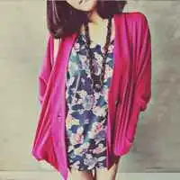 唯美小碎花风格女生头像图片梦见碎花如雨随风飞