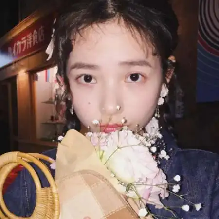 女生头像小清新可爱高清图片长发的美女又好看的