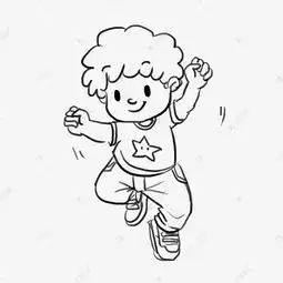 卡通手绘夏日运动小朋友漫画线稿素材图片免费下载高清psd千库网图片编号10487913