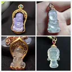 翡翠佛的镶嵌款式,奢华寓意佳,让你眼前一亮