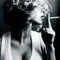 墨镜女头像唯美皮衣