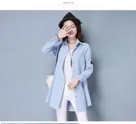 卡通刺绣休闲衬衣,可爱的卡通萌化少女心