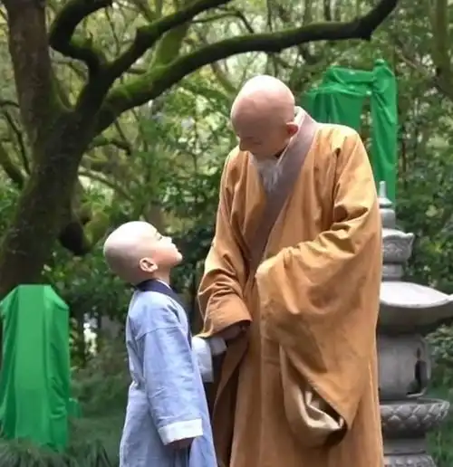 让人感觉忘忧师父从动漫中走出来了只因游本昌老师演的太传神