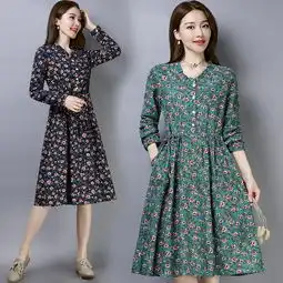 又出一连衣裙叫碎花裙,3550岁女人穿,真是,美得一愣一愣