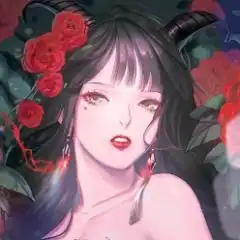 古风动漫女生头像花不一定是为了花店而开,我一定是为你而来