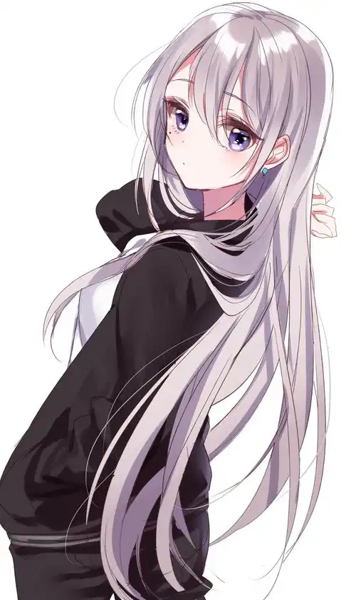 二次元动漫图片11p简约风美少女萝莉控图集