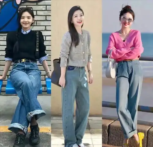 被杭州女生惊艳满街都在穿t恤衬衫针织开衫,每套都很美