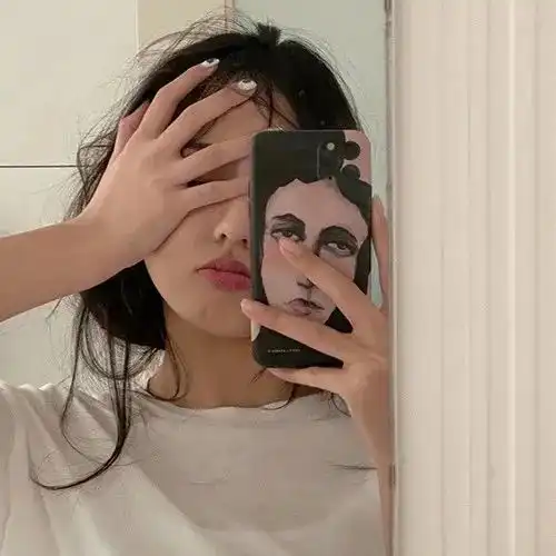 个性手机挡脸微信头像太阳会温暖早起的人