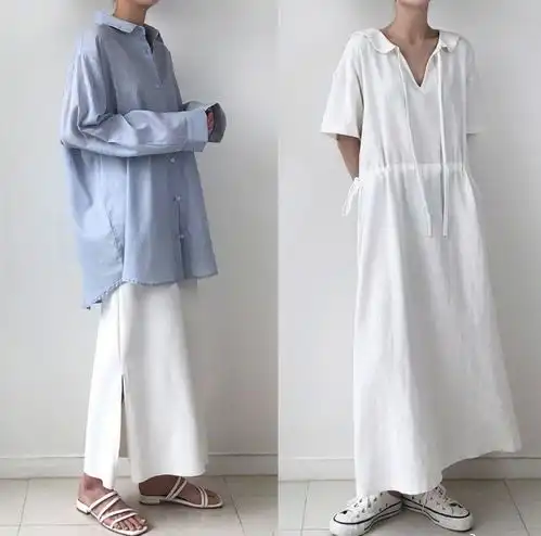 日系女孩太会穿,简约森系风慵懒文艺,适合各个年龄段