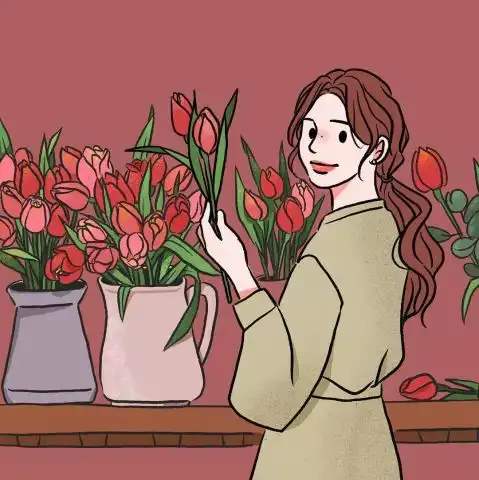 佳作欣赏插画人物日常