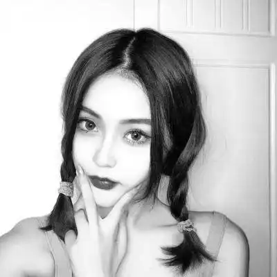 优质女头高清黑白社会高冷范女生头像全集