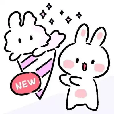 可爱卡通兔子头像