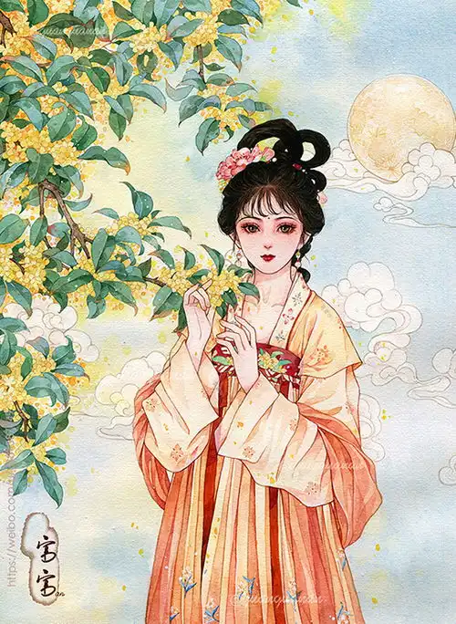 2021古风少女部分插画合集