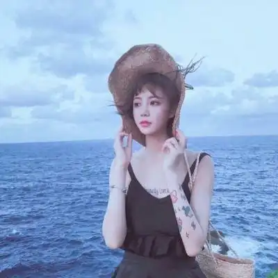 海边女生优雅侧脸头像下辈子别做痴情种