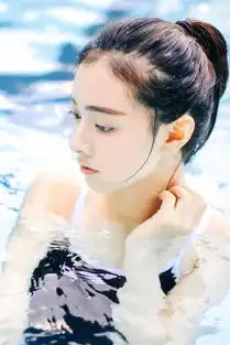 大眼清纯素颜漂亮的比基尼美女