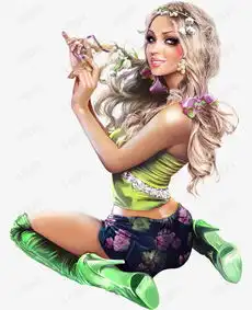 手绘性感欧美芭比素材图片免费下载高清png千库网图片编号7276431