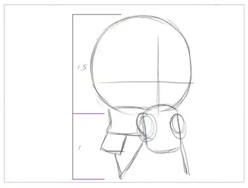 viso画背景框3分钟漫画教程q版漫画少女线稿,画完暖暖的