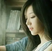 韩国清纯女生头像背影中