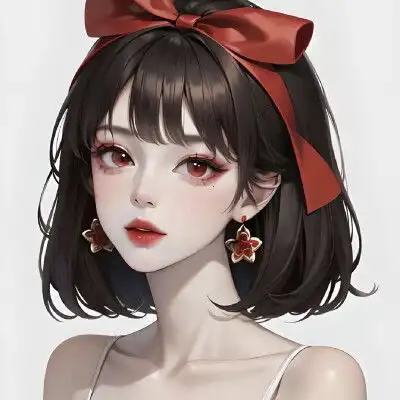 动漫卡通女生女头古风可爱高冷