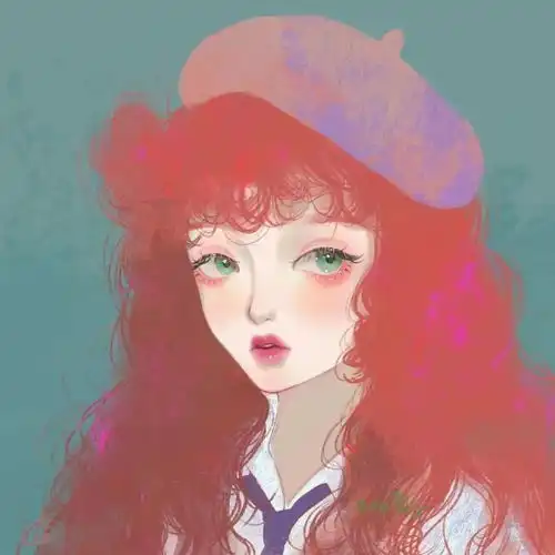 2022年闺蜜头像插画手绘姐妹闺蜜头像