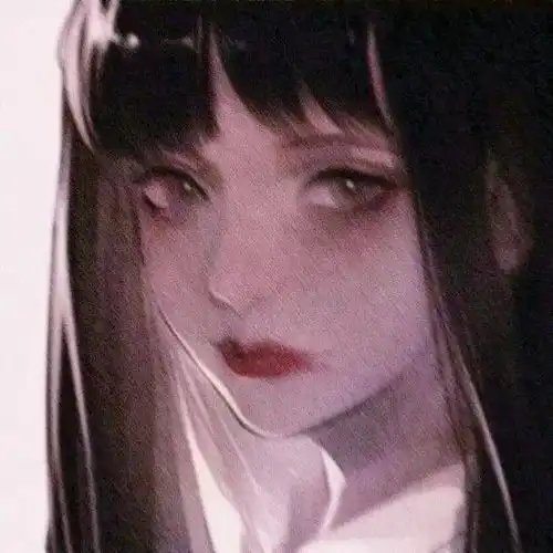 超丧女生头像抑郁症真人