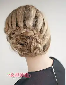 欧美时尚扎发发型优雅显灵动唯美气质