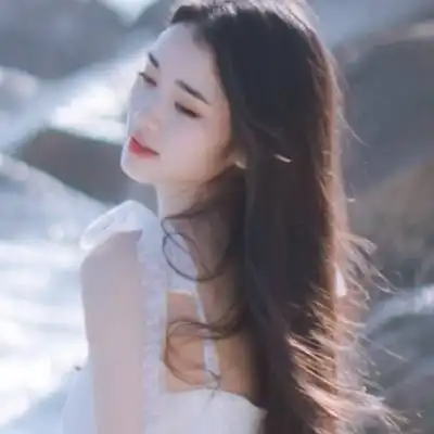 海边女生优雅侧脸头像下辈子别做痴情种