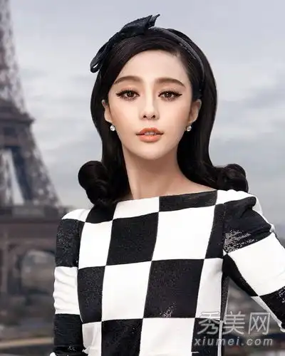 锥子脸看起来什么发型好v面女神范冰冰展示了这一点