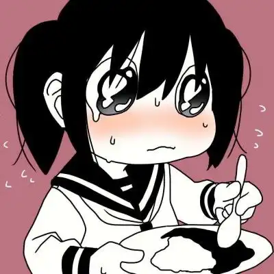 日系黑暗系列宅女动漫头像