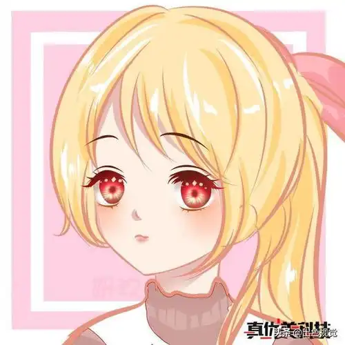 日系插画人设,高端手绘头像同人立绘