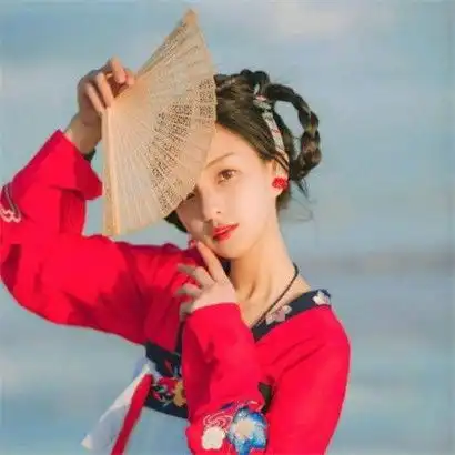 古风女狐妖头像真人