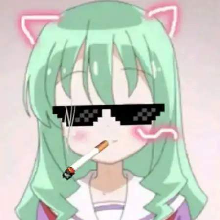 女生墨镜动漫头像,戴墨镜社会卡通头像女