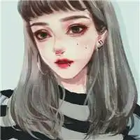 成熟气质女头像手绘