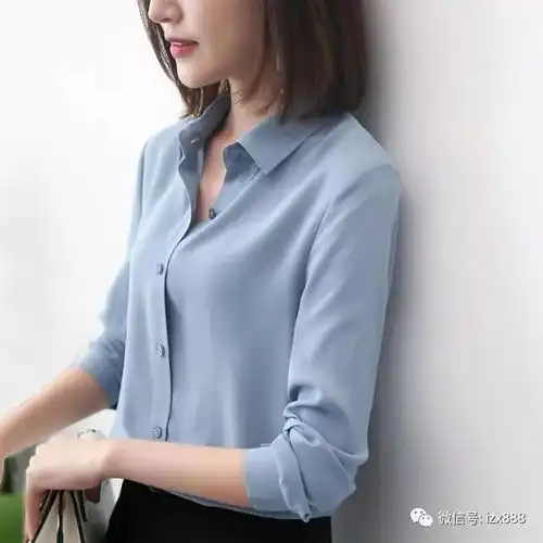 职场女性休闲穿搭,清爽衬衫,配牛仔裤超好看