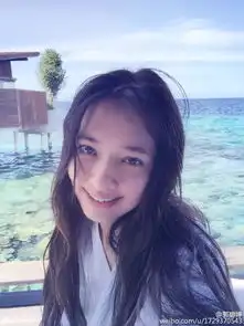 组图郭碧婷穿浴袍海边享乐素颜清纯靓丽依旧