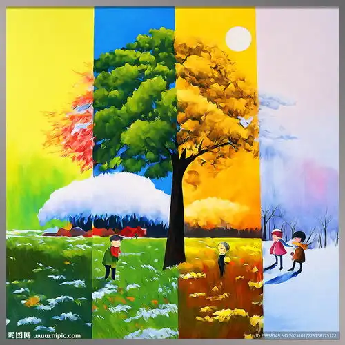 春夏秋冬设计图