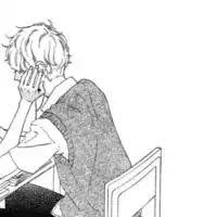 说了喜欢你能不能在一起黑白手绘qq卡通头像