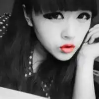 2018高冷红唇女生头像微信头像图片大全