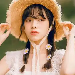 原宿风写真真人女生头像气质好看的写真女图