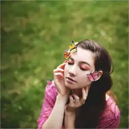 创意女生微信头像图片拍